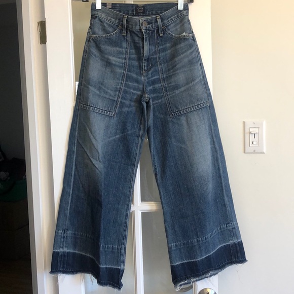 Citizens Of Humanity Denim - CITIZENS OF HUMANITY CROPPED JEANS